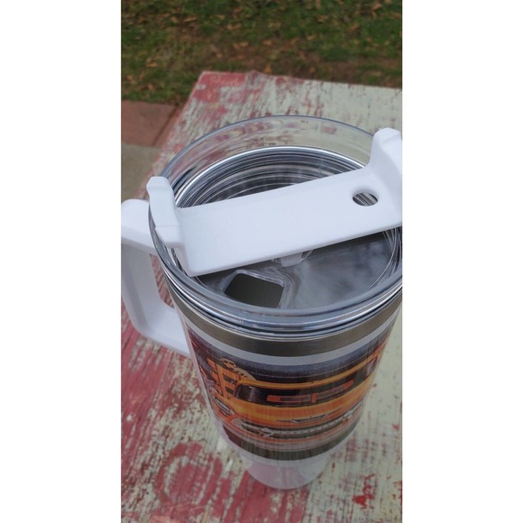 40 Ounce Tumbler Chevy Yellow Farm Trucks Stainless Steel - Picture 4 of 4